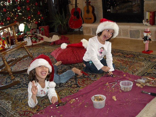 Two Grand Kids at Christmas