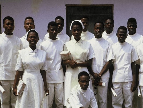 Graduating Class, 1967, Miriam Fountain School of Nursing, Vanga sur Kwilu, Congo