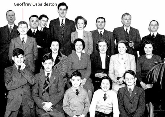 Osbaldeston Family in 1954