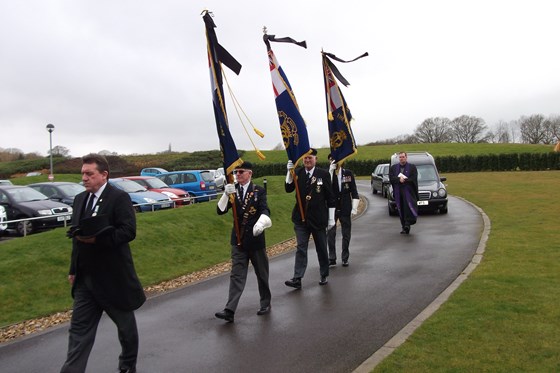 The Funeral of CPO WEA Keith Knight  1st March 2016
