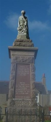 Stromness Scotland War Memorial ~ 1914 - 1919 ~ 1939 - 1945 ~