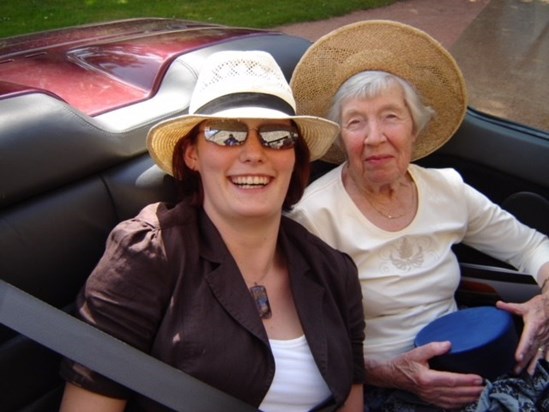 May 2007, Off to 90th birthday celebration in France
