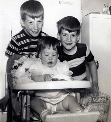 Tommy, Charlie and me  - May 1955