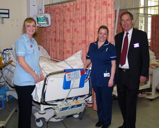 As Friends Chairman at Royal Sussex County Hospital