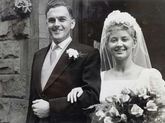 Tony & Anne, Wedding, 20th June 1958