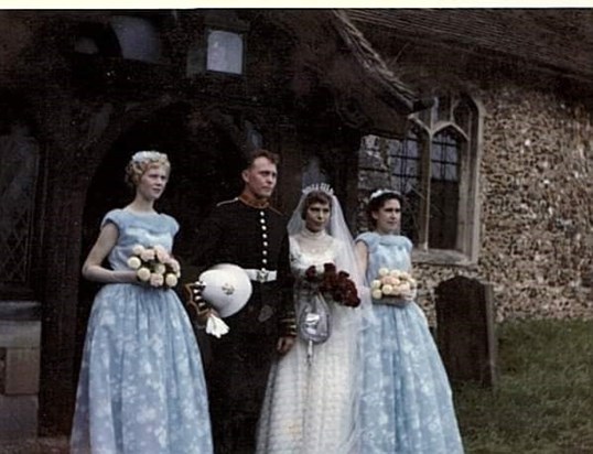 Mum and Dad's wedding day 