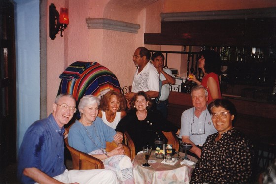 In Mexico with Barbara and John and Martha C.