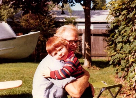 Dad and Will circa 1979 Bellevue