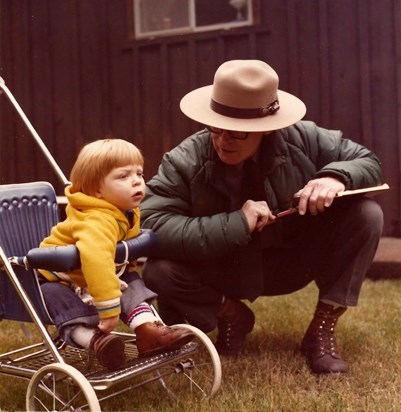 Dad and Will (age 1) Mt. Rainier 1978