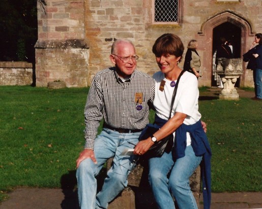 Mom and Dad in Edinburgh, Scotland Summer of 1998