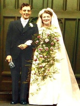 jean & Ivan wedding 1950