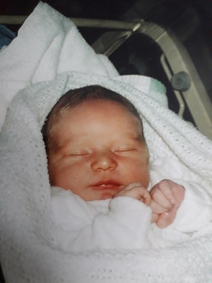 Charlie the day he was born