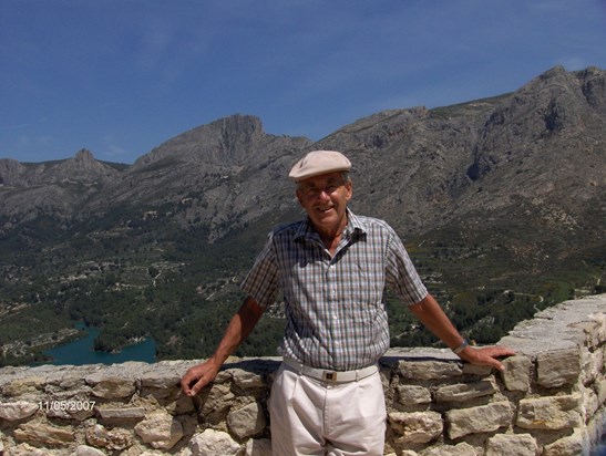 Dad at Guadalest