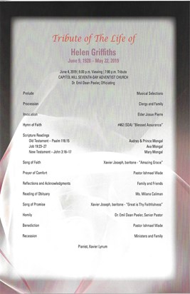 Funeral Program Page 4