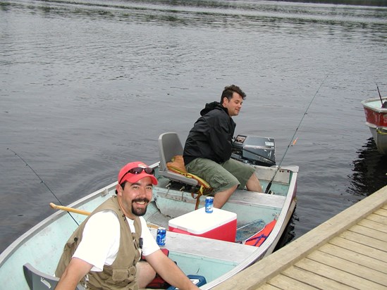 Canada - Annual Brewers Fishing Trip (Steve Mason host)(Ryan Fox also in pic)