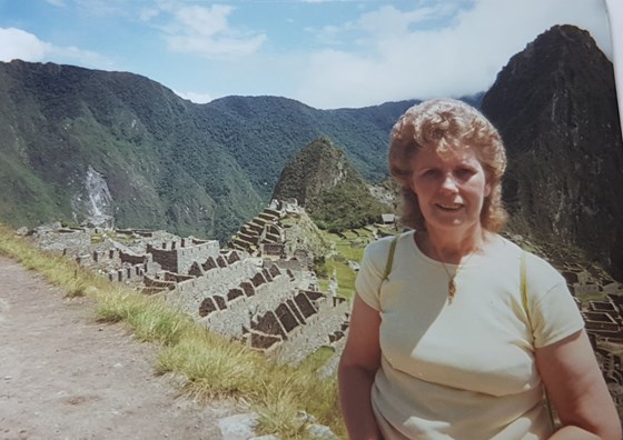 Machu Picchu, one of her favourite places that she visited