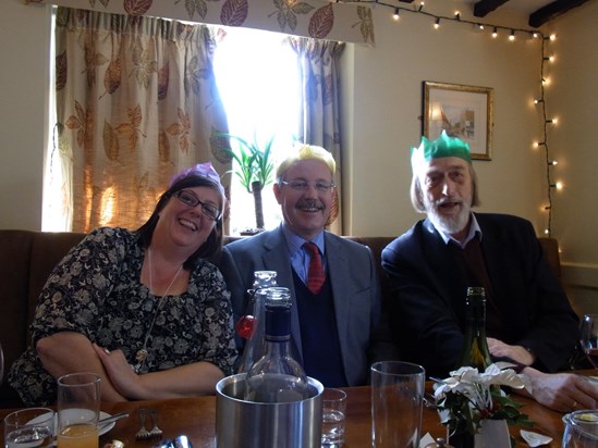 CAP Christmas lunch with Denise and Bernd