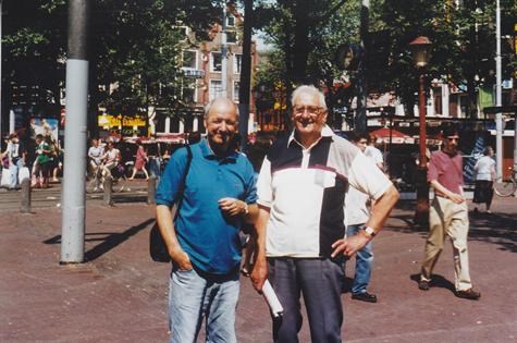 Mike and my dad - Luxembourg Plaza