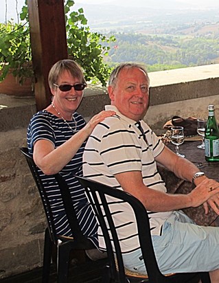Happy times in Umbria.