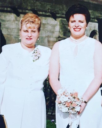 mum on my wedding day 