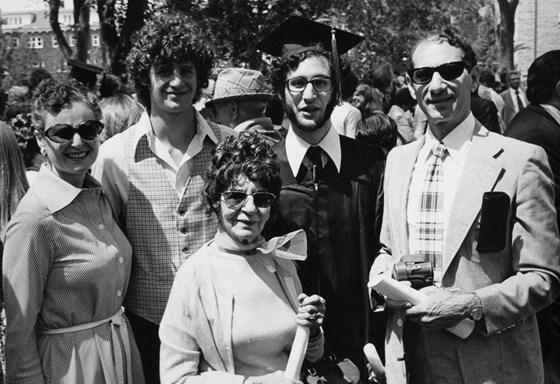 Mom, Tony, Aunt Bessie, Ben, Dad - Carleton Graduation 1977
