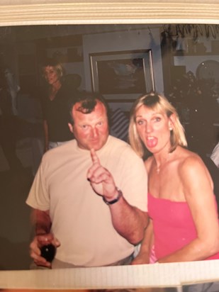 David and Jos partying at home in Knysna early 2000,a 