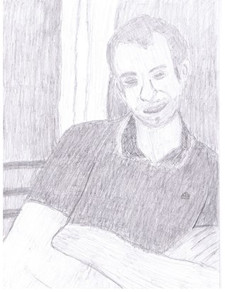 Chris in pencil