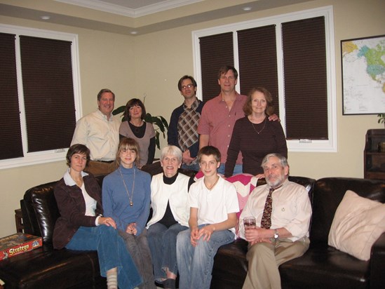 Gathering at Pam, Steve & Tess's house, November 2009