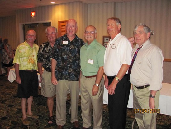 FHS 50th 2010 - Larry Ritenburg, David Prince, Dick Murphy, Dennis Cecala, Jim Carr, Mike Rouse