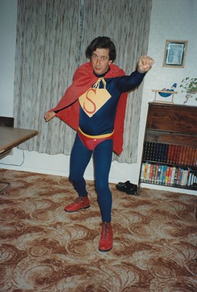 Superman Dressing Up for St Luke's Book Week