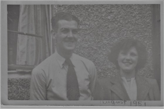 Uncle Bertie & Olga 1951