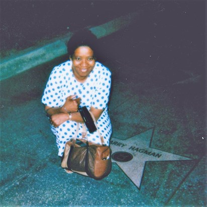 1986 Mum was a huge 'Dallas' fan in the 80s. With 'JR's' star on the Hollywood Walk of Fame