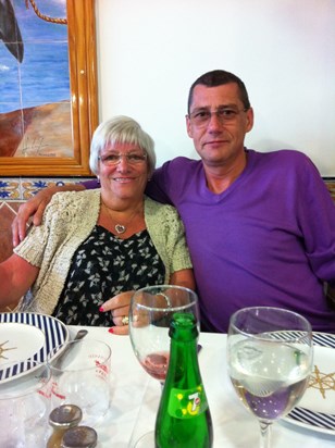 Jim and Auntie Sheila - Spain - 21st May 2012