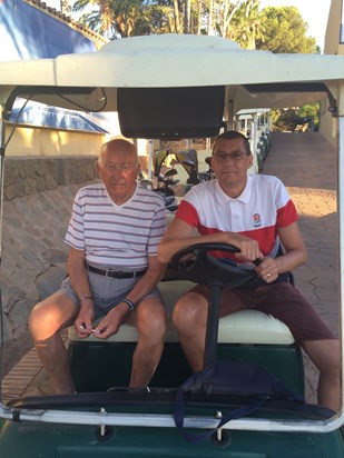 Dickie & Jim - Torrequedrada Golf - 5th August 2014
