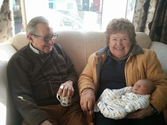 Grandpa, Grandma and Freddie - 2014