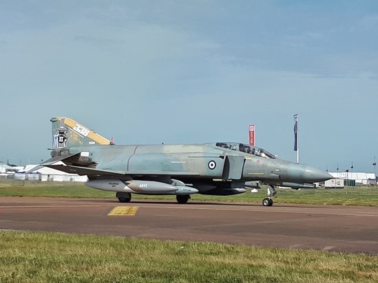 One of Roy's favourite aircraft, the F4 Phantom 
