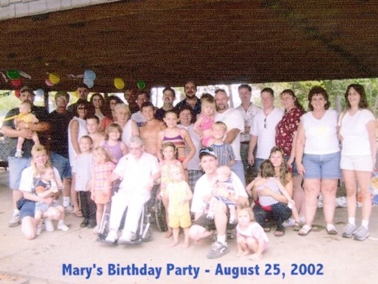 Aunt Mary's Birthday Party (August 2002)