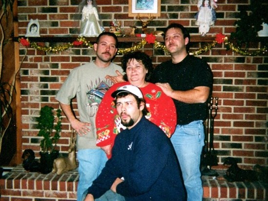 Brian, Jerry, Mom & Danny