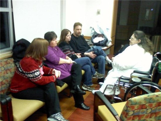 Visiting With Holly, Ruth, Laura & Andy At Kernan Rehab (February 2010)