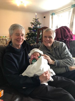 Simon, Margaret and granddaughter Arwen 
