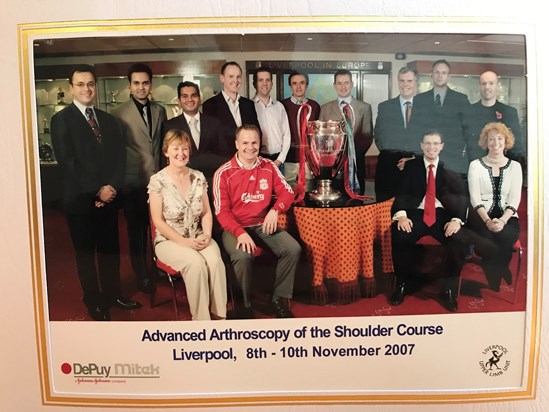 Faculty and helpers at the Liverpool Shoulder Course 2007
