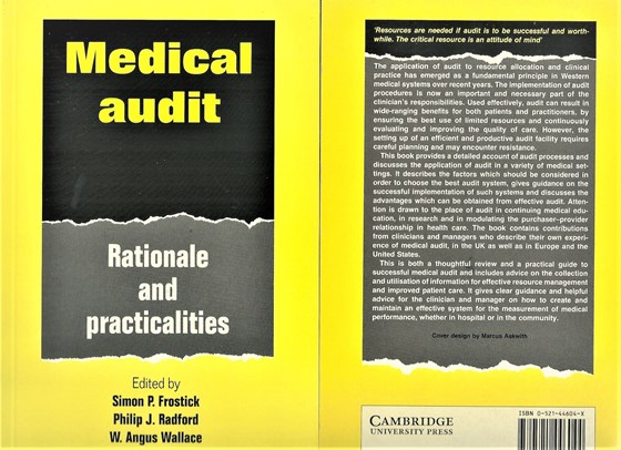 Medical Audit Edited by Simon Frostick et al 1993