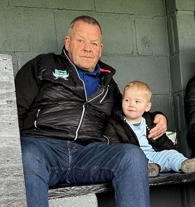 Your grandson Luca loves a game of football with his grandad