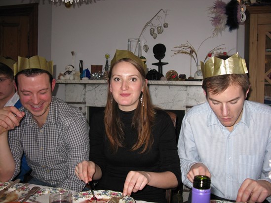 2009 Enjoying the meal and company on Christmas Day