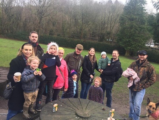2019 Dec 27th Part of our family.  Walk at Loggerheads