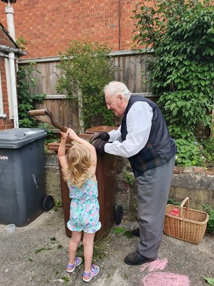 Grandad's little helper