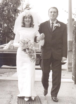 Walking Ann down the aisle