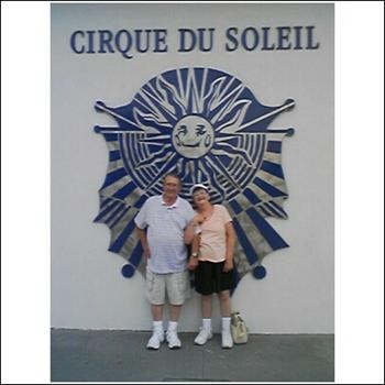 Mom and Dad at Cirque