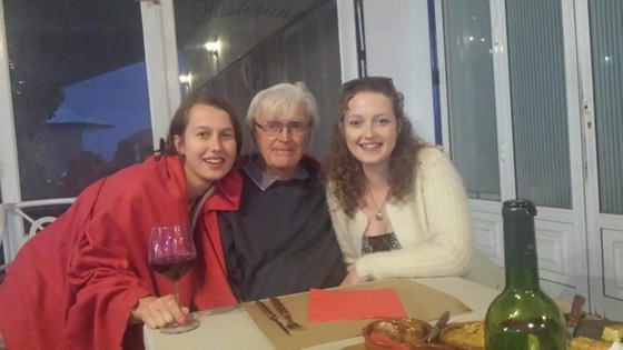 Grandpa, Aishling and Zana