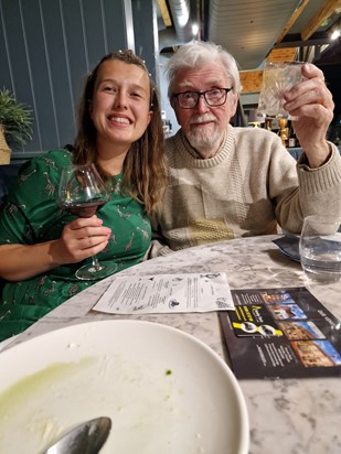 Grandpa Bernard and Aishling